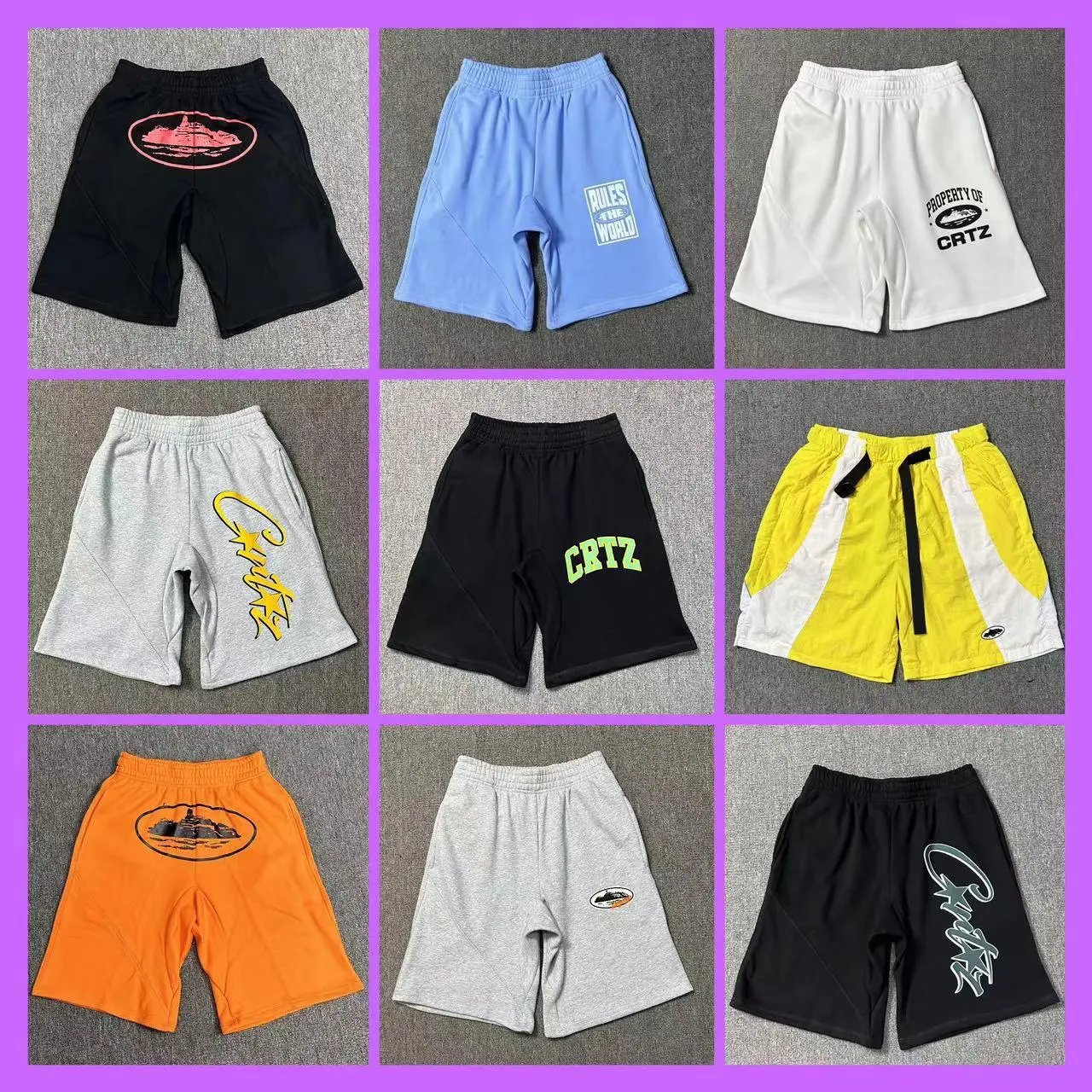 Summer new loose hip hop shorts for men and women  