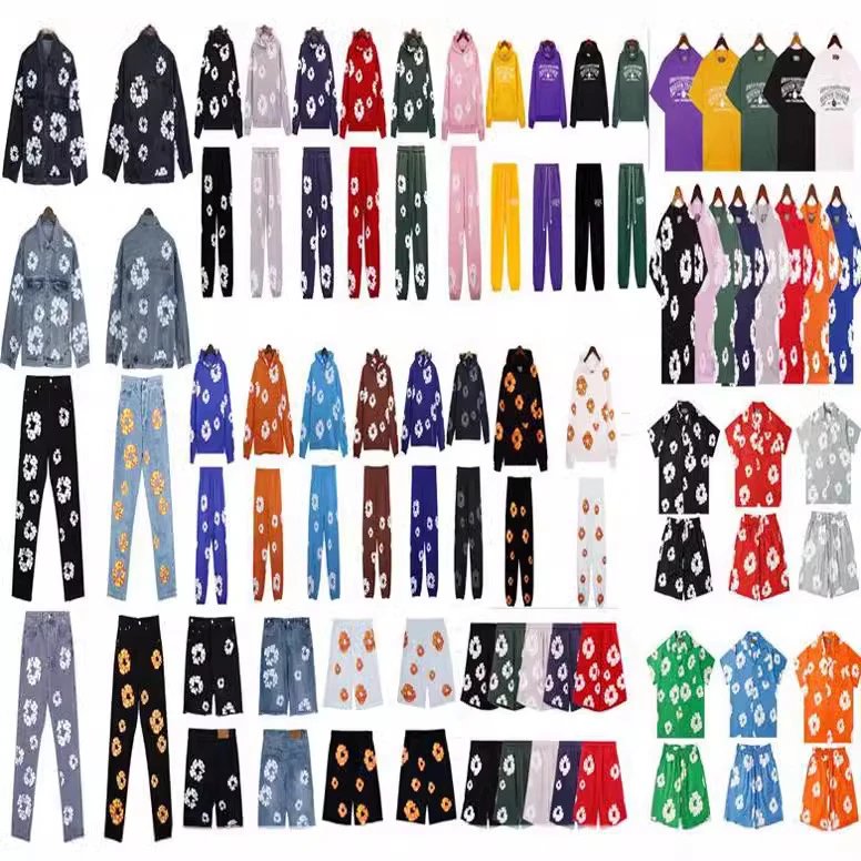 Hooded sweatshirt loose men's and women's trousers suit  