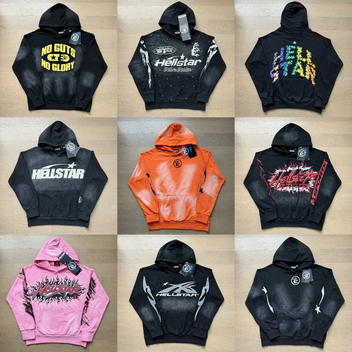 Washed distressed hoodies for men and women, teenagers and couples sweatshirts  