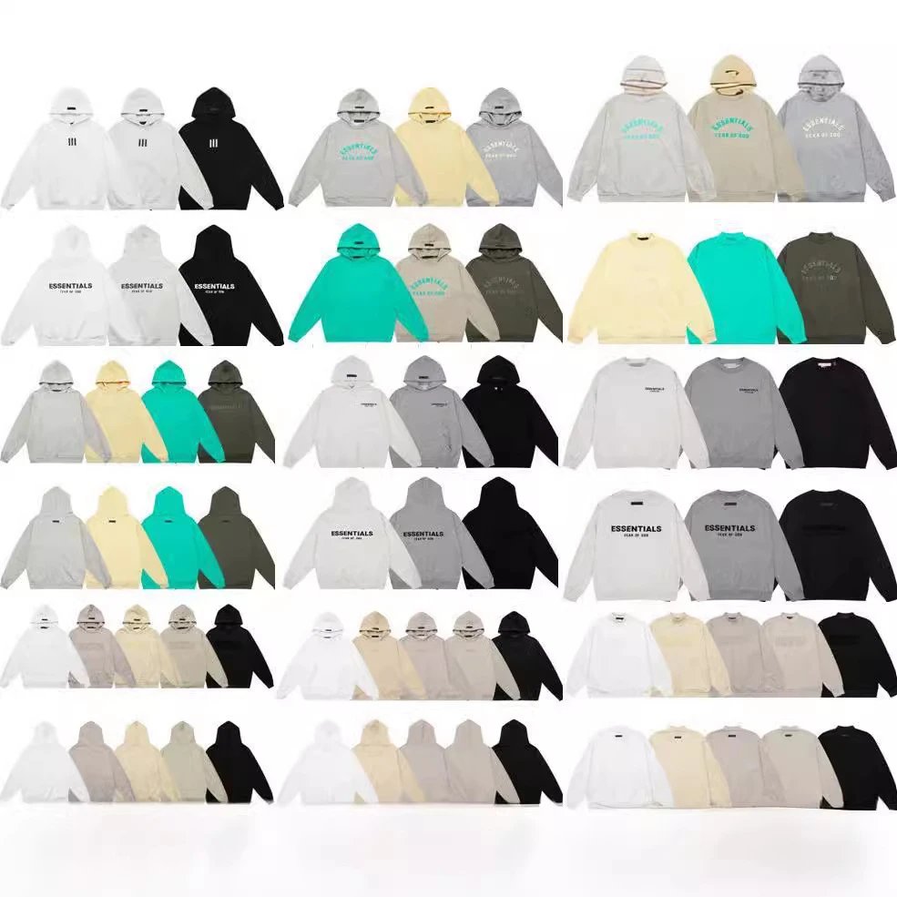 Hoodie sweatshirt high street men and women heavyweight loose casual long-sleeved T trend  